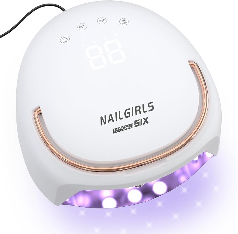 UV Nail Lamp NAILGIRLS Professional Nail Lamp Salon Fast Dryer Machine, UV Light for Gel Nails wiht 4 Timer Setting