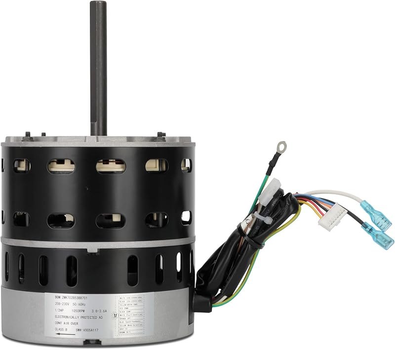 622686 Blower Motor 1/2 HP, ZWK702B5388701 Compatible with Nortek Nordyne Intertherm Miller Maytag Frigidaire Gas E7