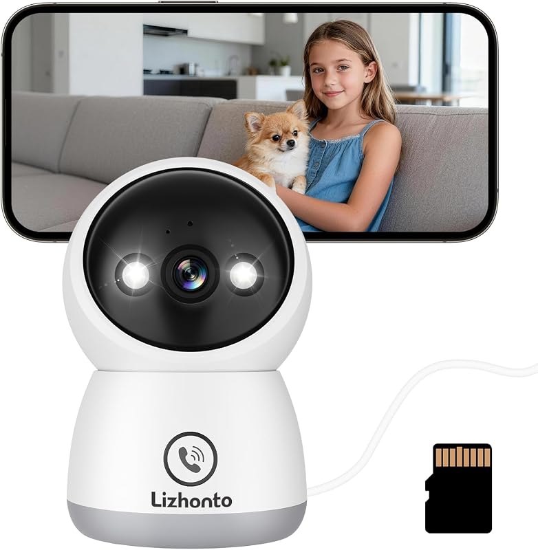 3MP WiFi Indoor Pet Security Camera,Room Camera for Home Security — indoor pan security camera for indoor pan security