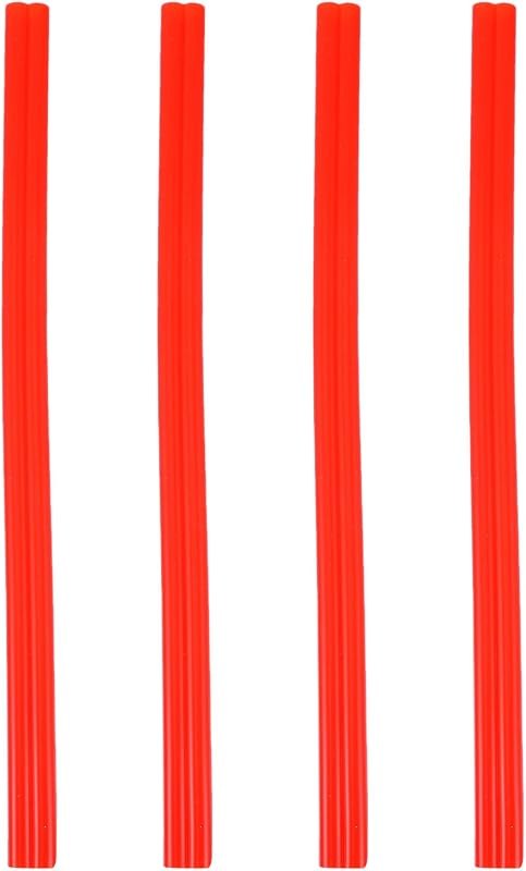 Heart Shape Silicone Drinking Straws 4Pcs for Cocktail Glasses — bottled water glass straws for bottled water glass