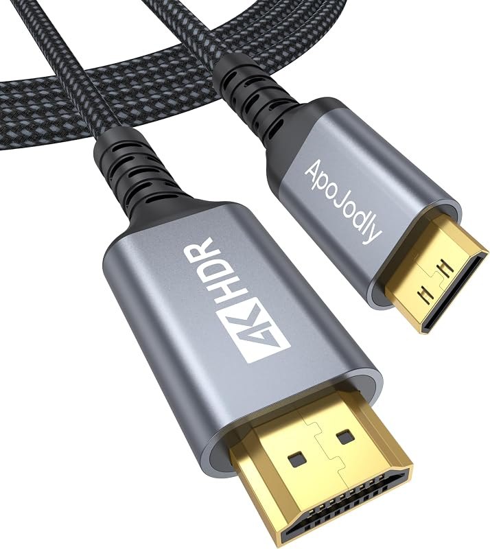 Mini HDMI to HDMI Cable 6FT, High Speed HDMI to Mini HDMI Cable — best computer cables for computer cables