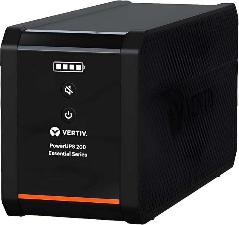 Vertiv Liebert PowerUPS 200 PSA6E-600LVT UPS Battery Backup 600VA/360W AVR — UPS for cable box for ups cable box