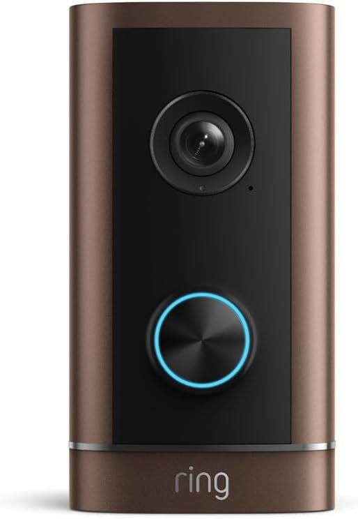 Wired Doorbell 4K Elite (newest model), Native Power over Ethernet, Retinal 4K with wide-angle video, Remote Gate