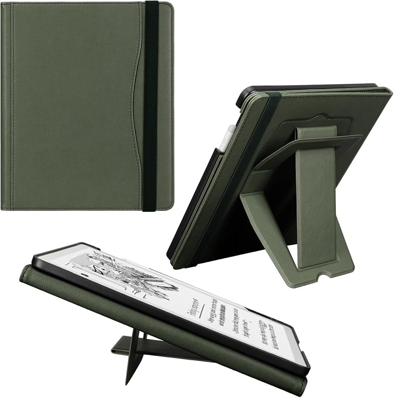 Case for 11" Kindle Scribe 3rd Gen 2025 & Colorsoft (Green) — Kindle folio with stand for kindle folio stand