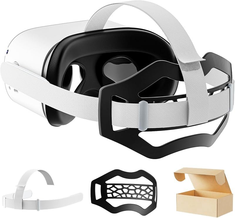 Head Strap for Oculus Quest 2, VR Headset Strap for Meta Quest 2 Head Strap for Oculus Quest 2 — Quest 3 VR headset