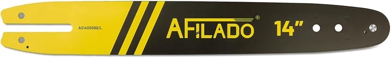 AFILADO 14 Inch Chainsaw Bar 3/8" LP Pitch .050" Gauge 50 Drive Links for Stihl MS170 MS180, for Remington RM1425, for