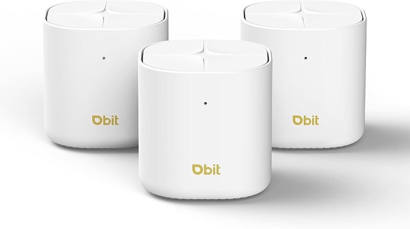 AX1800 WiFi 6 Mesh System - Covers 6500 sq ft and 150+ Devices, 3-Pack