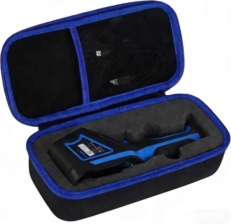 Travel Case for TOPDON TC004 Mini Thermal Imaging Camera with Removable Custom Sponge Insert (Only Case) (Black)