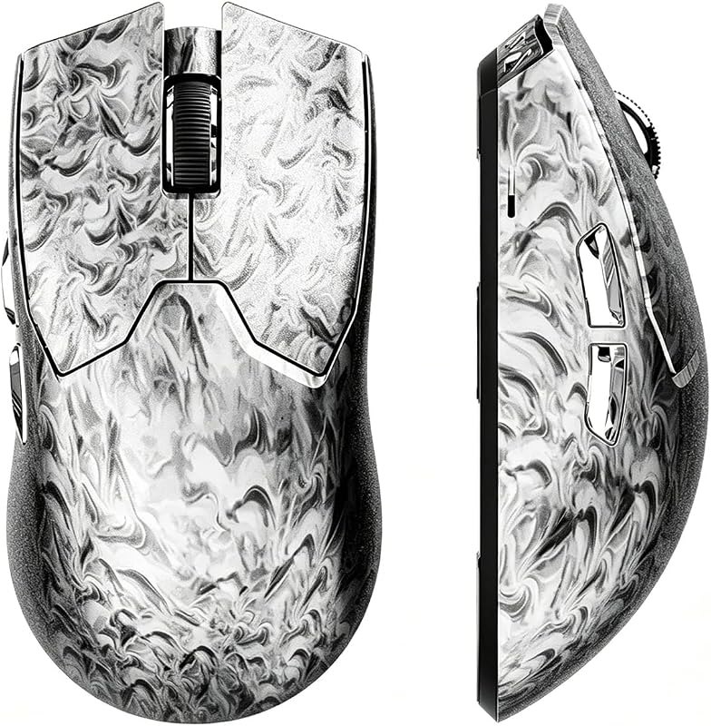 EWEADN Z7 Carbon Fiber Shell Wireless Gaming Mouse with 42000 DPI, PAW3950 Sensor, Kailh Optical Switch, Ergonomic 52g