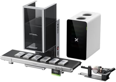 F2 Ultra Deluxe Bundle, 60W MOPA & 40W Diode Dual Laser Engraver, with Conveyor, RA3, AP2 Purifier, Dual 48MP Cameras