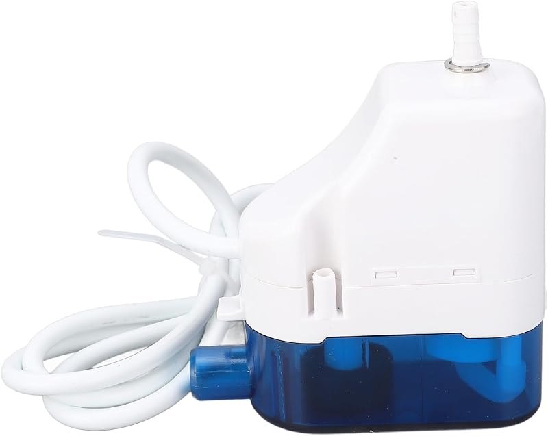HVAC Condensate Pump, Automatic Air Conditioning Drain Pump Kit, 100 to 230V 24L per H 10m Lift 19dB for Home Office