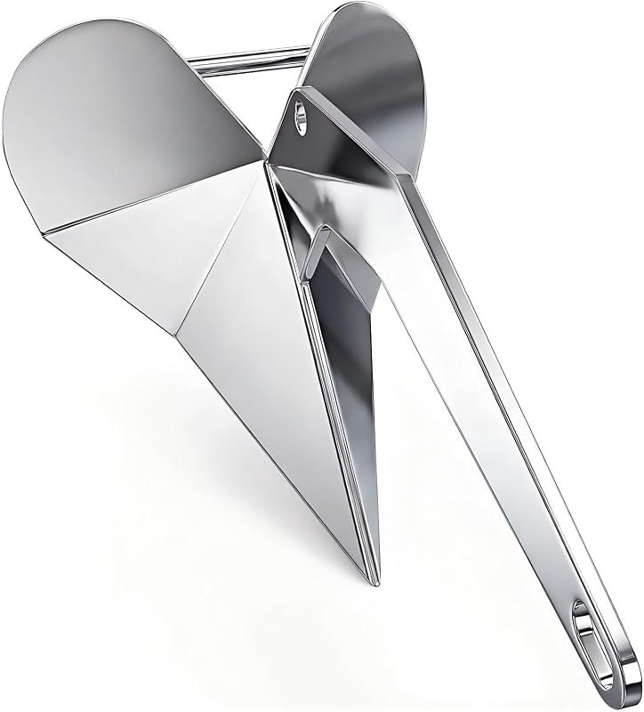 316 Stainless Steel Delta Anchor 11lb 13lb 16lb 22lb 33lb 44lb Delta Style Boat Anchor for
