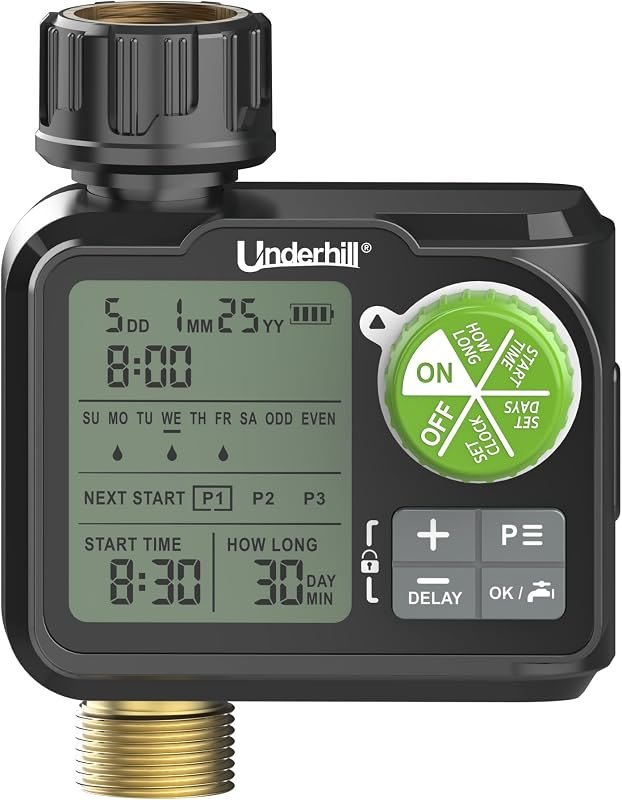 Underhill AquaZone Digital Hose Timer — drip irrigation timer for drip irrigation timer