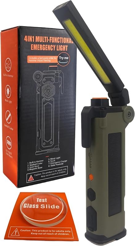 8-in-1 Car Emergency Escape Tool with Window Breaker & Seat Belt Cutter — emergency car window breaker for emergency