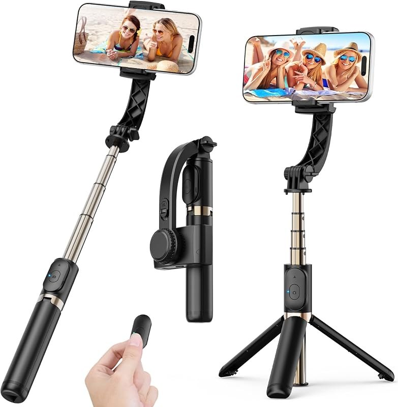 1-Axis Gimbal Stabilizer for iPhone, Selfie Stick Tripod — 3-Axis Smartphone Gimbal for axis smartphone gimbal