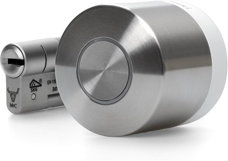 Nuki Smart Lock Ultra (Euro Profile) Smart Door Lock for European Doors, Keyless Entry, Auto-Unlock, Matter, WiFi