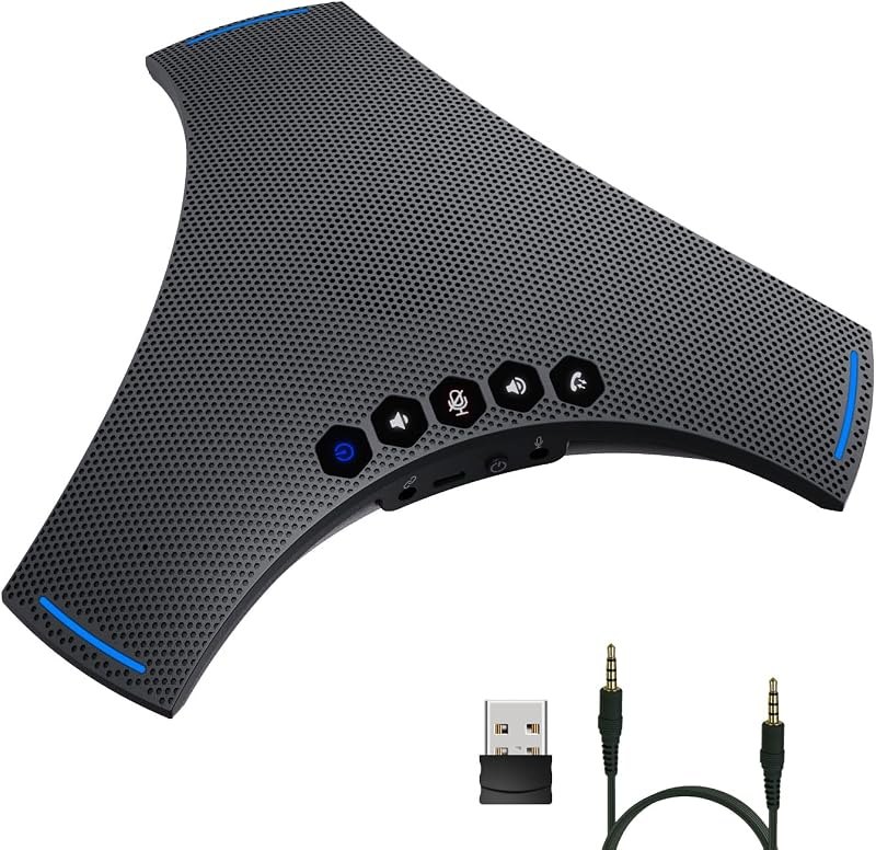 TOALLIN Conference Speaker and Mic, Wireless Speakerphone with Daisy Chain — best speakerphone daisy chain for