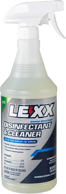 LEXX® Broad Spectrum Disinfectant & Cleaner Spray, EPA Registered, 32 oz — best Bleach Spray Bottle for bleach spray