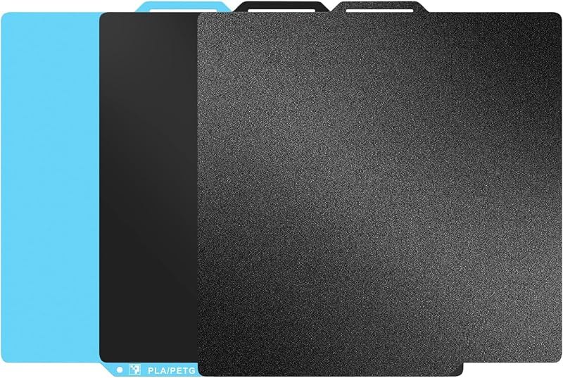 2-Pack 3D Printer Build Plate Compatible with Bambu Lab P2S, P1S, A1, X2D, X1, X1C P1P: Blue Low-Temperature Printing