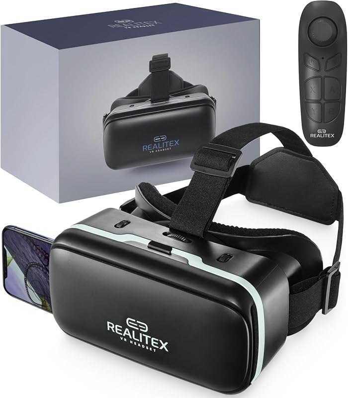 3D VR Headset for Kids + Android Remote - for iPhone & Android Phones — VR headset for iPhone for headset iphone