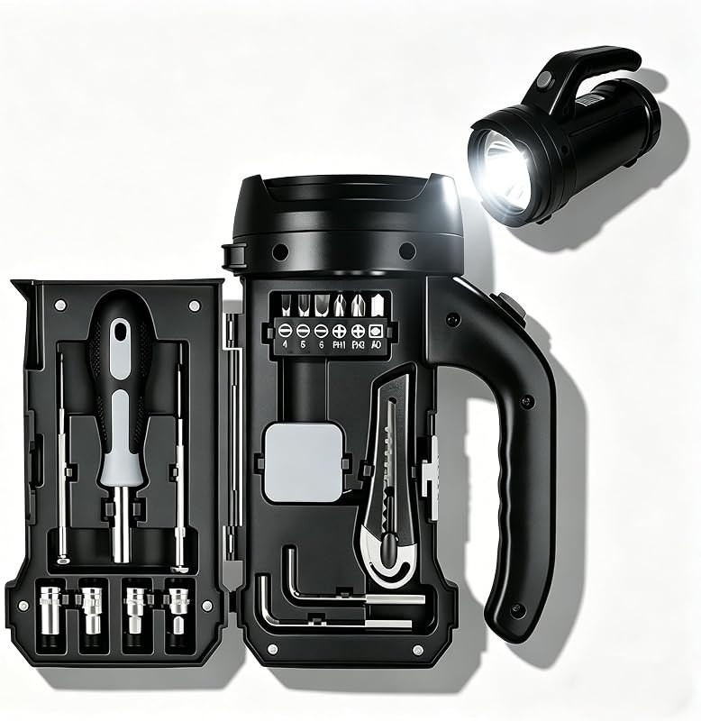 YZÉ 17-in-1 Flashlight Tool Kit — Winter Storm Emergency Kit for winter storm emergency kit