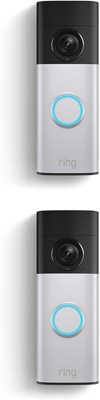 Ring Battery Doorbell 2K Plus (newest model), Retinal 2K with wide-angle video, up to 6x Enhanced Zoom, Night Vision