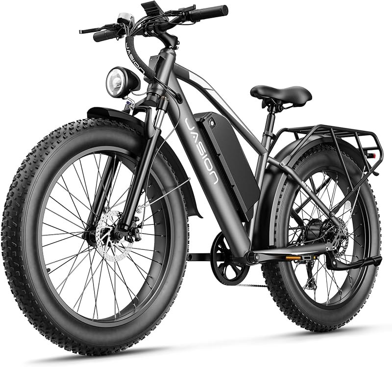 Jasion EB5 MAX/Ultra Electric Bike for Adults,2000W/2500W Peak Motor,720Wh/1040Wh Battery Electric Mountain Bike, 26''