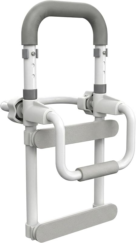 VOCIC Silicone Padded Bathtub Grab Bar for Seniors — tub bench with grab bar for tub bench grab bar