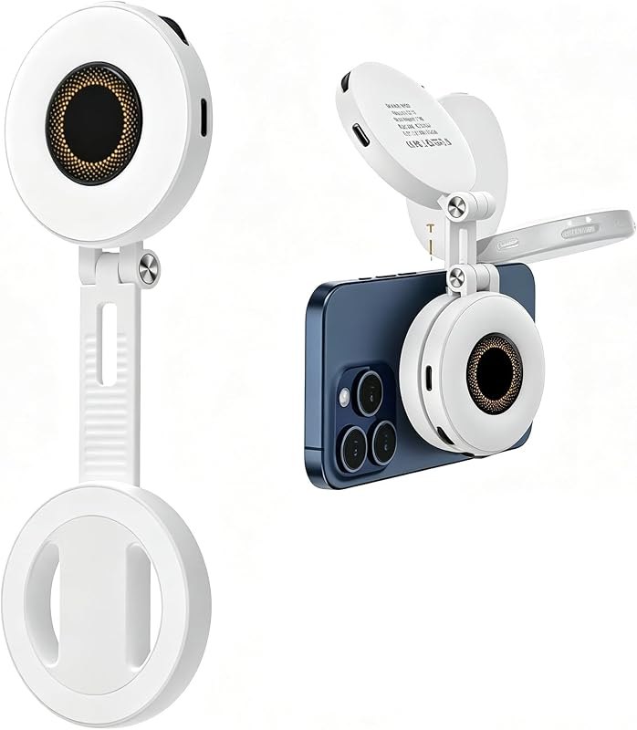 Selfie Light, Phone Light with 3 Lighting Mode, Portable Phone Ring Light for Makeup, Tiktok, Live Stream