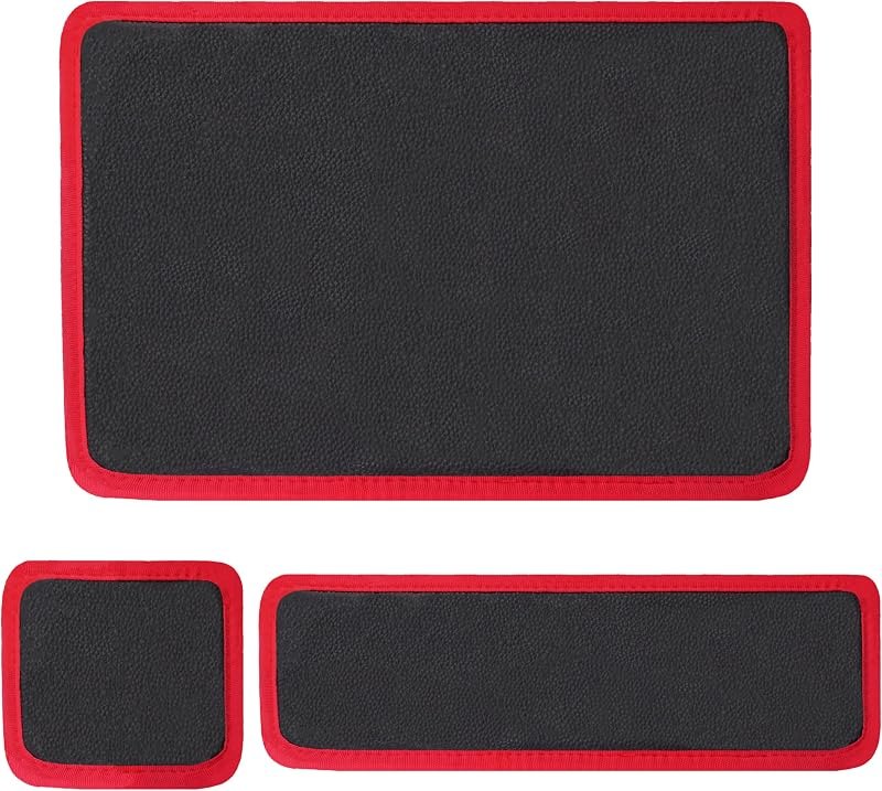 Magnetic Tool Mat, 3 PC Magnetic Mat for Tools, Flexible Magnetic Mat & Tray Holder with PVC, Heavy Duty Magnetic