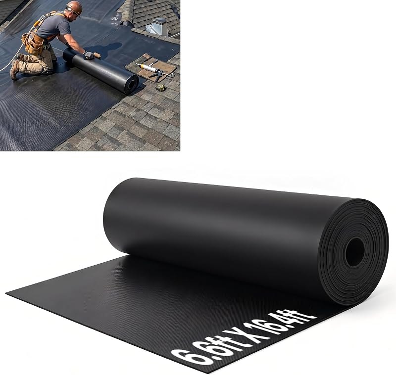 45mil EPDM Rubber Roofing Materials 6.6ft X 16.4ft RV Rubber Roof — rubber roofing membrane for rubber roofing membrane