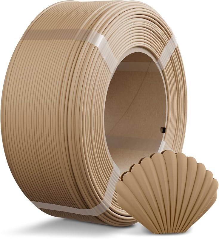 OVERTURE Matte PLA 2.0 Filament Refill 1.75mm 3D Printer Filament, 1kg (2.2lb) Refilament for Bambu Lab Reusable