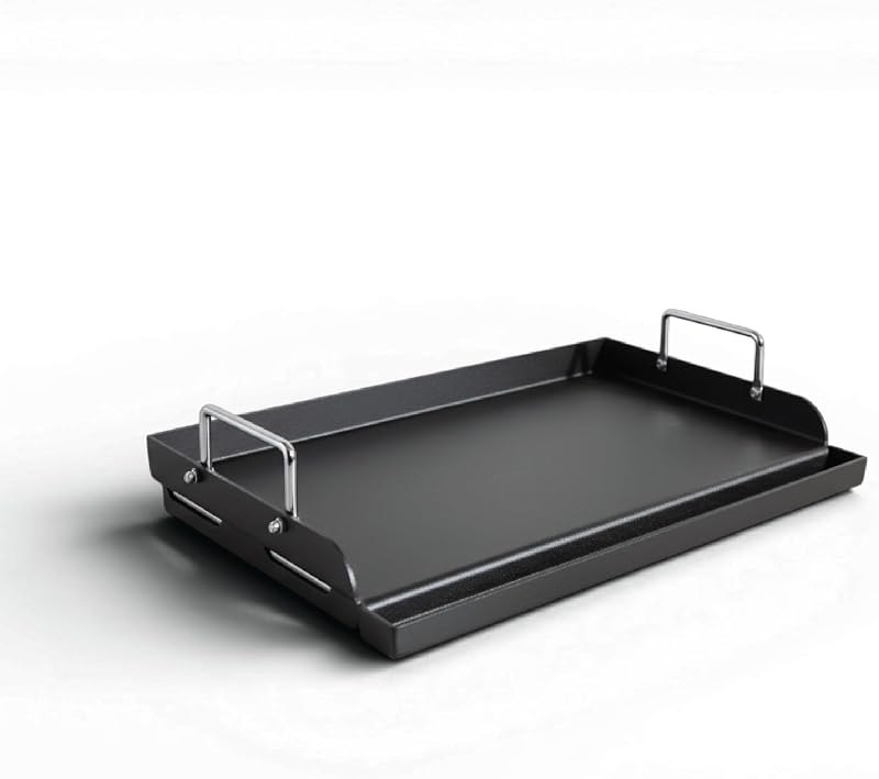 GasOne 17 Inch Pre-Seasoned Non Stick Griddle — grill griddle plate for grill griddle plate