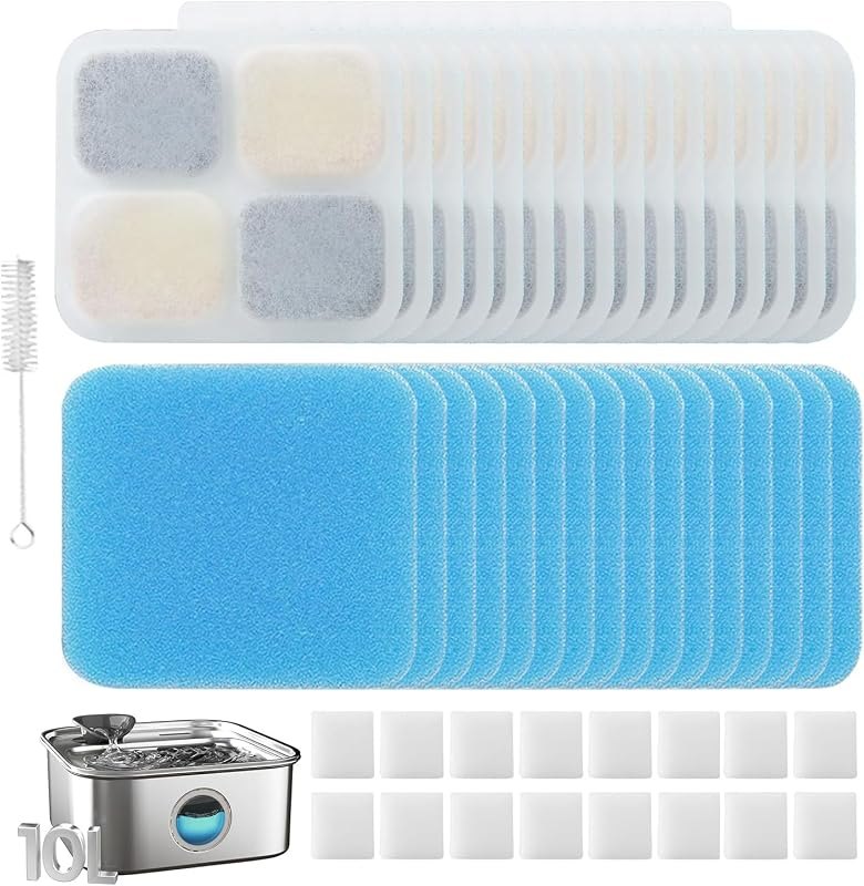 Pet Water Fountain Filters Fit for Oneisall PW07SAU 10L Dog Water Fountain — pet dog water fountain for pet dog water