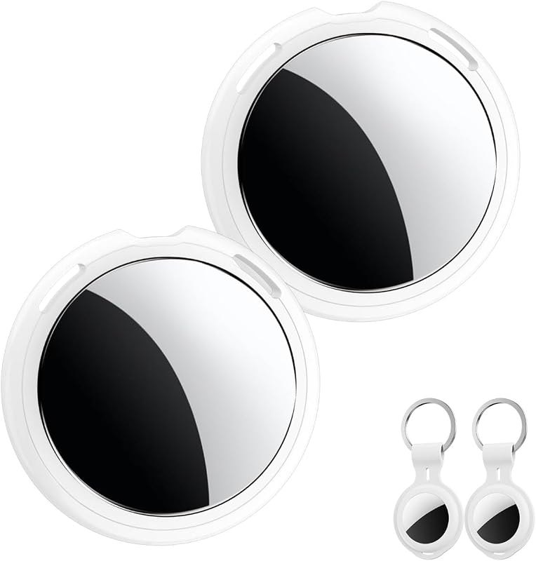 2 Pack Bluetooth Tracker Tags Works with Apple Find My(iOS Only) Key Finder — wallet tracker card for wallet tracker
