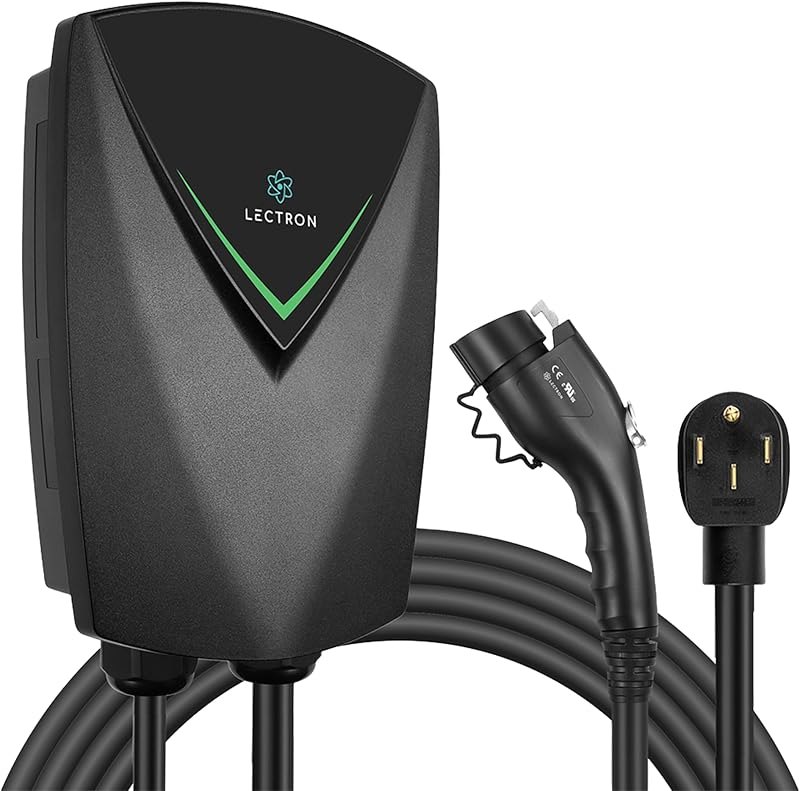 Lectron J1772 Level 2 EV Charger, UL2594 Certified (ETL Listed), 40A 240V Nexus EV Charging Station, 23ft Cable &