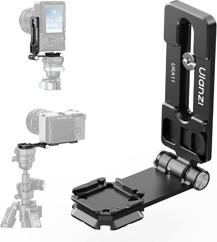 ULANZI UKA11 Foldable L Bracket for Camera - 4-Angle Vertical Horizontal — photography l bracket for photography bracket