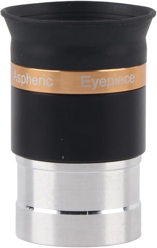 Full Coated Aspheric Eyepiece, Telescope Eyepiece with 62 Degree Wide Angle Field of View, High Definition 1.25 Inch