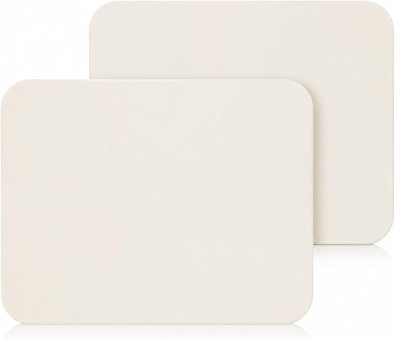 2PCS Pizza Stones for Oven and Grill, Non Stick Ceramic Pizza Stone, 15×12 inch Rectangular Bread Baking Stone