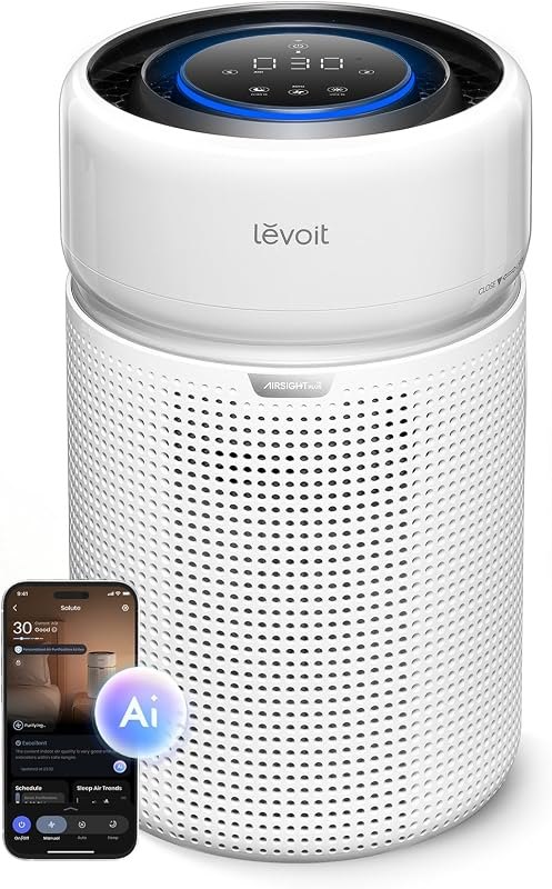 LEVOIT HEPA Air Purifier for Home Bedroom, Allergen Defense, Eleva 300X — air purifier for mold for air purifier mold
