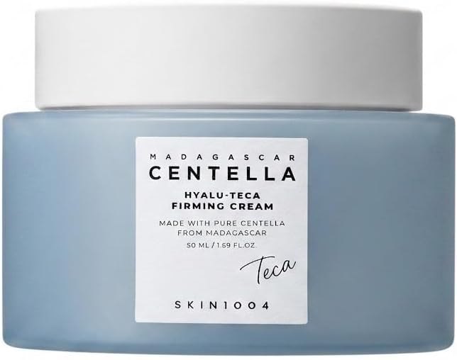 SKIN1004 Hyalu TECA Firming Cream, Face Moisturizer for Dewy, Plump Skin, Night Cream for Deep Hydration & Elasticity