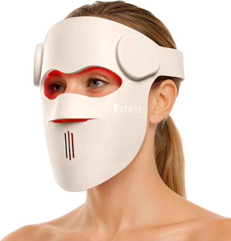 Red Light Therapy Mask for Face, 3D LED Face Mask, Wireless,9 Modes — red light face mask for red light face mask