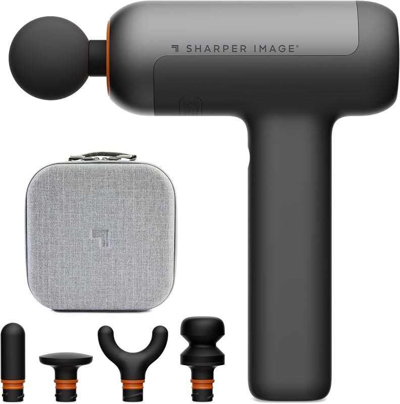 Sharper Image Powerboost Pulse Deep Tissue Percussion Massage Gun — deep tissue percussion massager for deep tissue