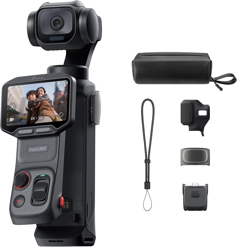 Insta360 Luna Pro - 8K Vlogging Camera with Leica Lens — Ace Pro 2 360 camera for ace pro 360 camera