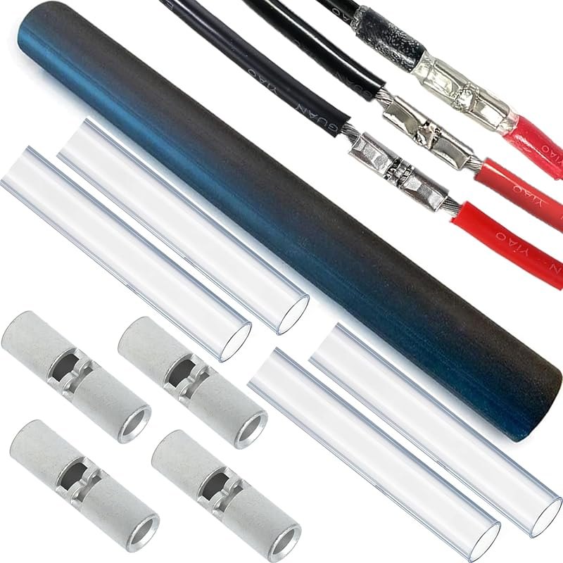 2 Sets Submersible Well Pump Wire Splice Kit,12-10 AWG 4 Wires Waterproof — well pump wiring kit for well pump wiring