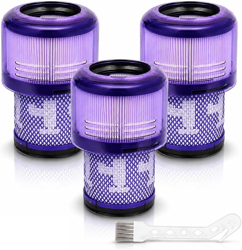 3 Pack Vacuum Filter Replacement for Dyson V11 V15 Series 970013-02 Huxowni — dyson v15 detect absolute for dyson v15