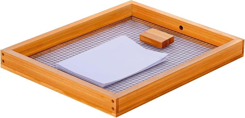 10-Frame Langstroth Beehive Candy Board, Pre-Assembled Dipped Beeswax Winter Top Feeder, Bee Hive Feeder Designed for