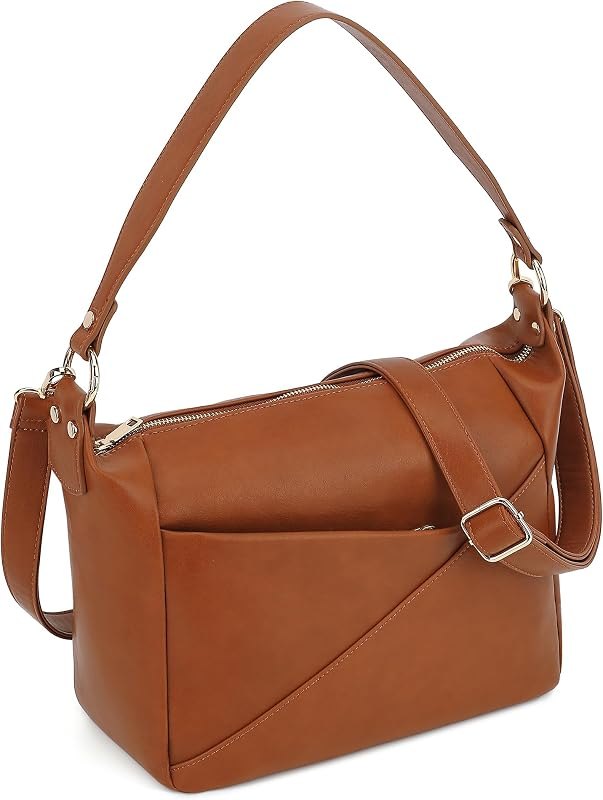 Crossbody Purses for Women with Adjustable Strap, Ladies Medium Vegan Leather Shoulder Bags, Hobo Handbags — handbags
