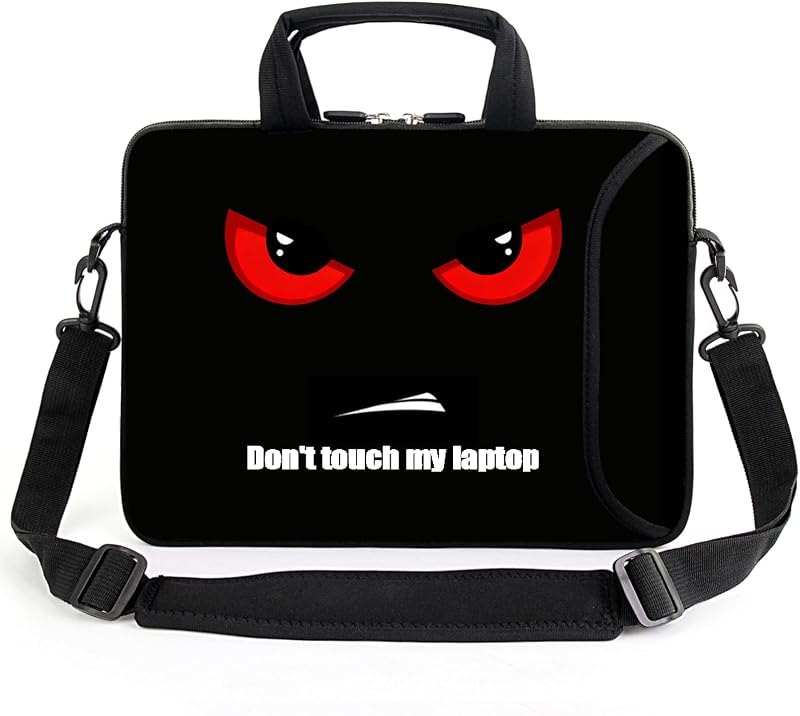 13" laptop bag laptop sleeve chromebook case adjustable shoulder strap with handle accessory pocket for men women