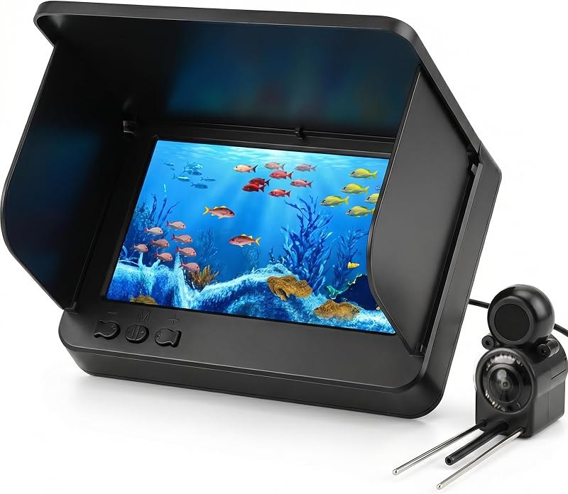 Underwater Fishing Finder Camera: 220°Wide-Angle Lens/Portable Fish Finder for Sea/Lake/Boat/Kayak Fishing — best low